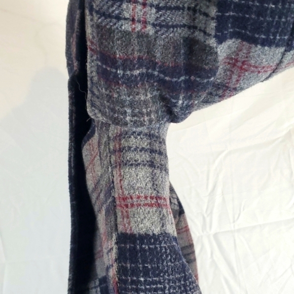 Vintage Lizwear by Liz Claiborne Petites‎ Wool Blend Plaid Blazer Jacket - Picture 10 of 16